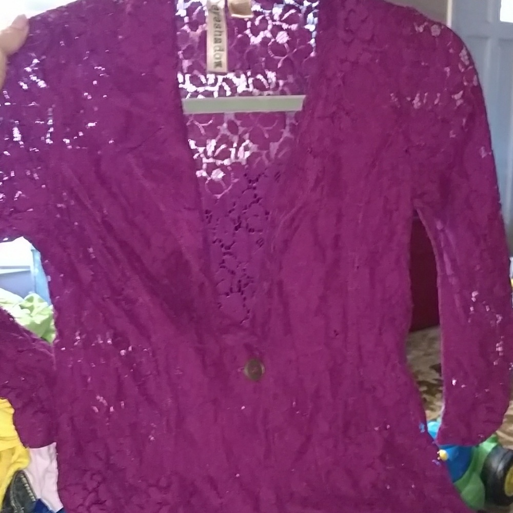 Purple blazer